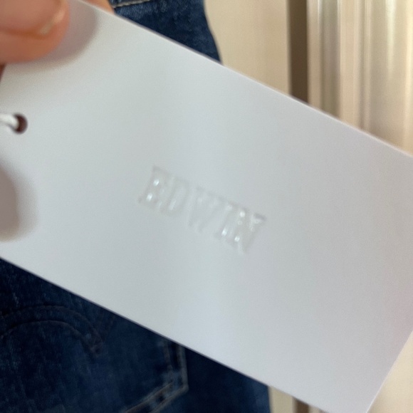 Edwins Pixie 9" Mid Rise Skinny jeans Sz 32 - Picture 6 of 6